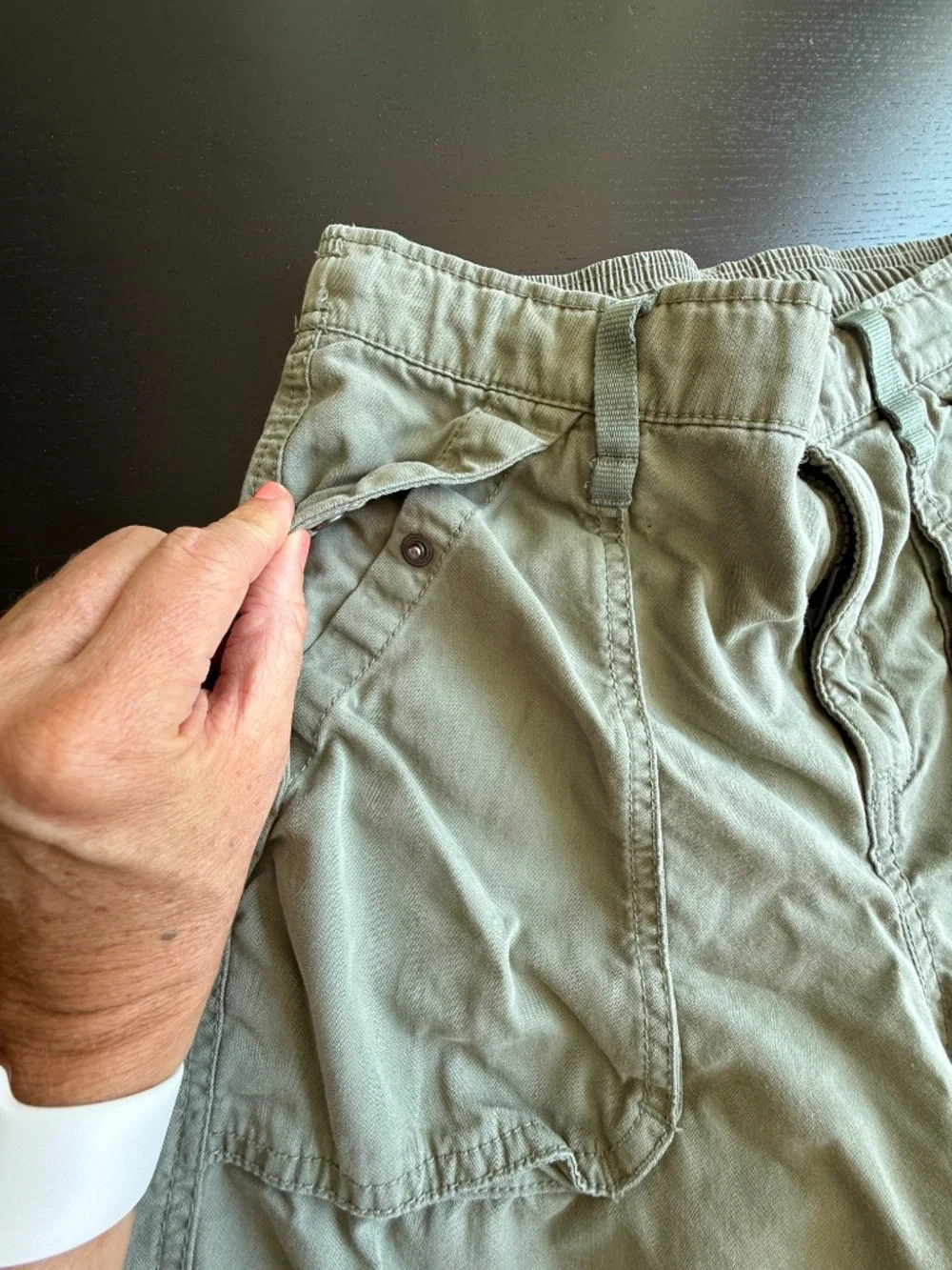 BundleGAP Kids Cargo Pants XXL 14-16 | 3 Pair Olive & Khaki